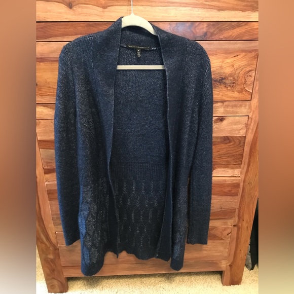 WHBM blue open front Cardigan - Picture 7 of 12